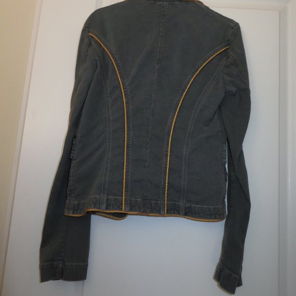 Galliano Fitted Belted Denim Jacket - Picture 5 of 10